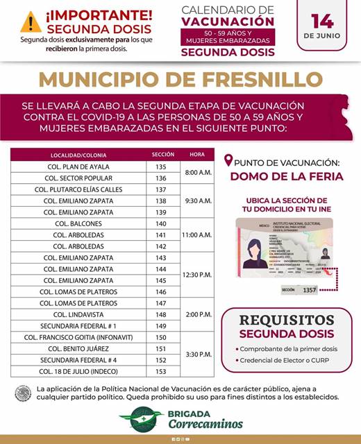 vacunacion fresnillo 50 59