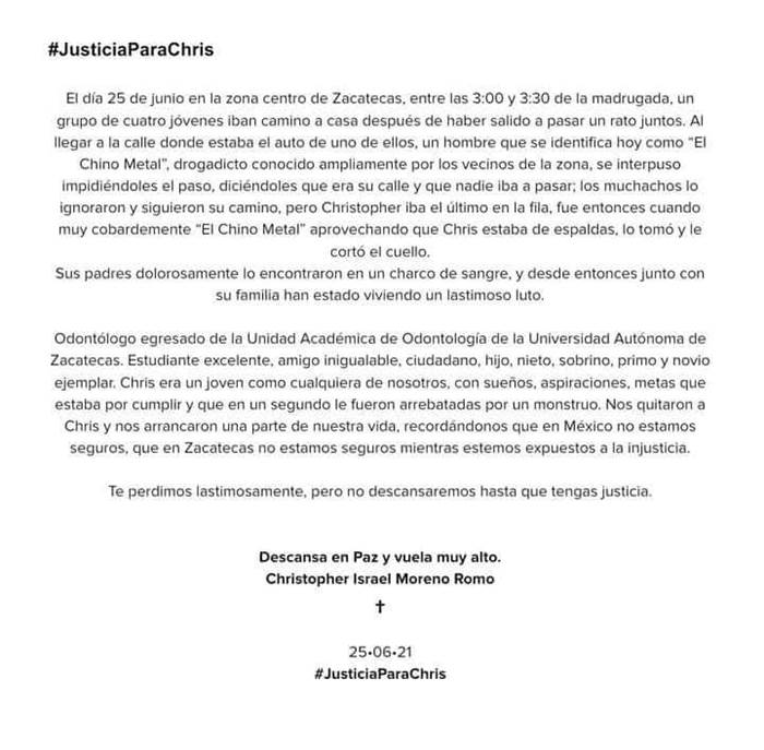 justicia chris