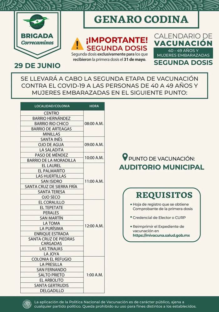 vacuna martes 5