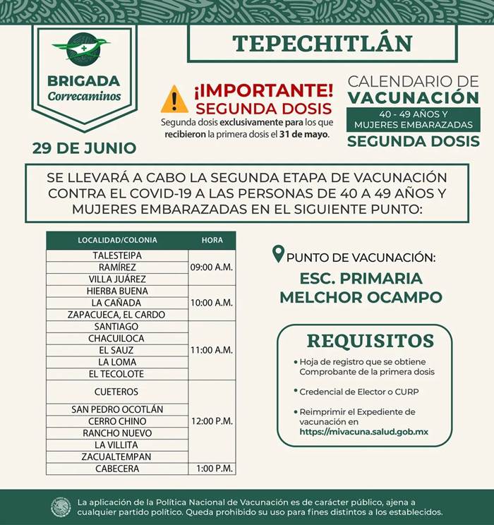 vacuna martes 8