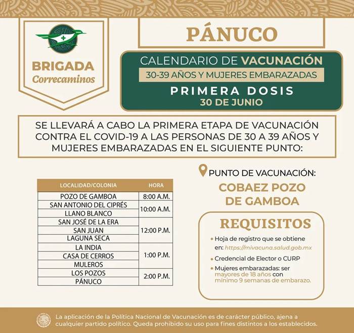 vacuna miercoles 8
