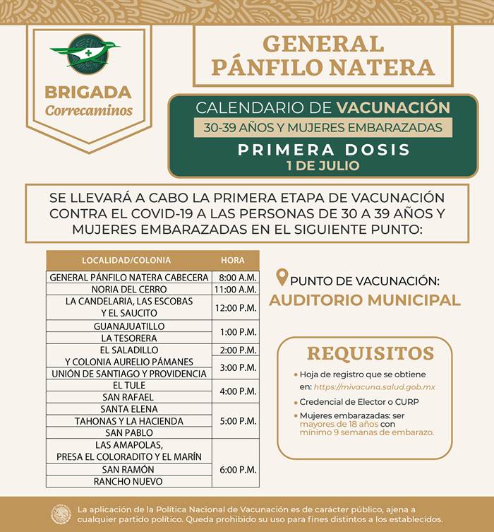 vacuna jueves 6