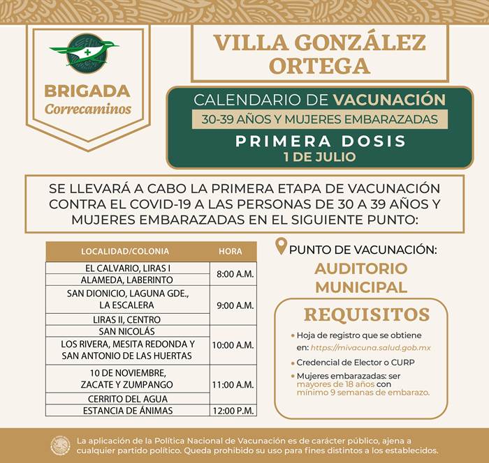 vacuna jueves 8