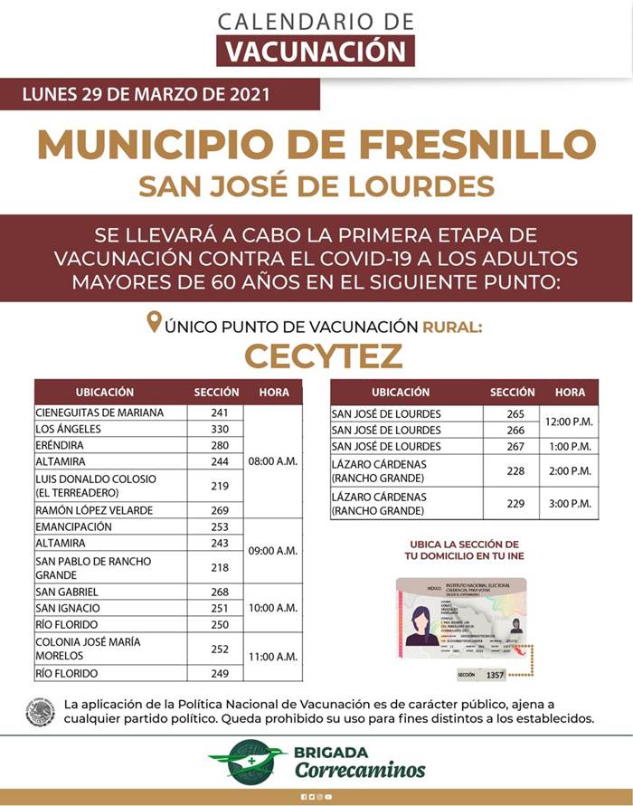 vacuna fresnillo