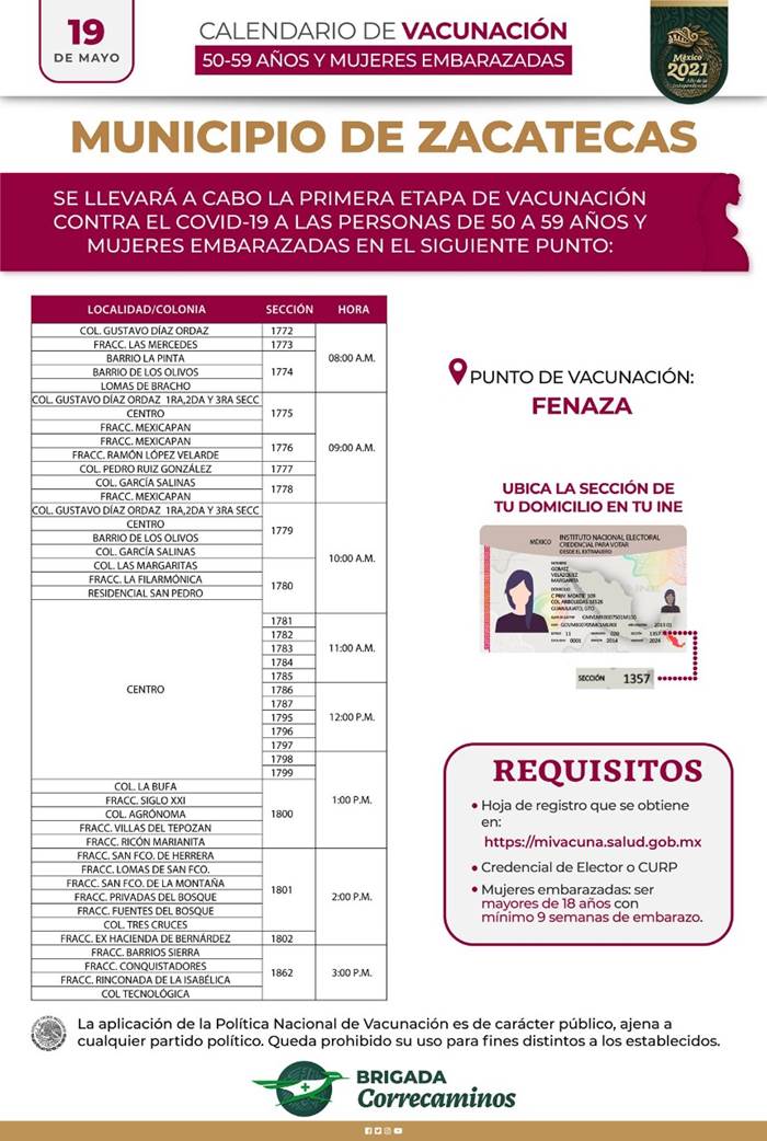 vacuna zacatecas