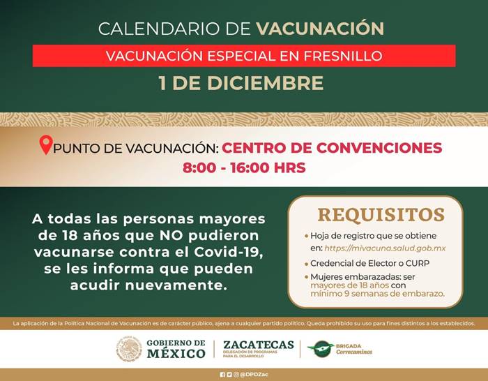 vacunacion fresnillo