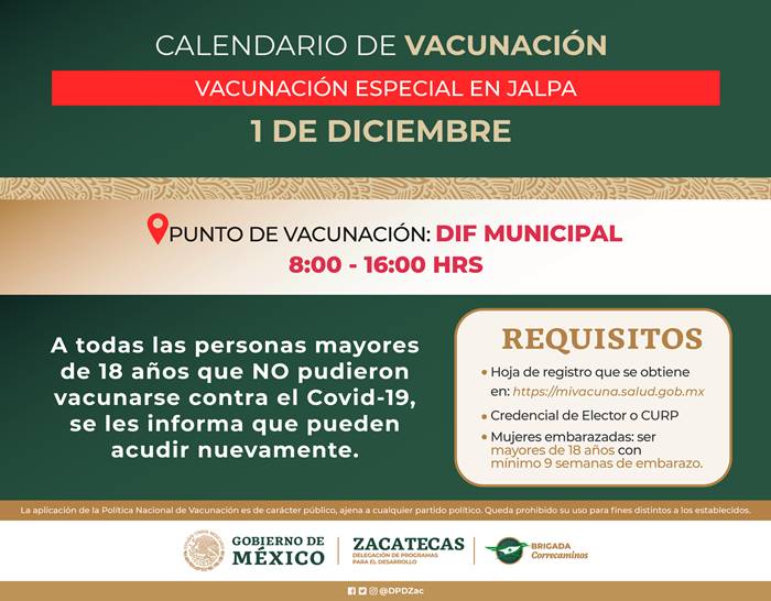 vacunacion jalpa