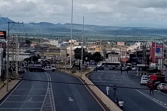 cierre carretera
