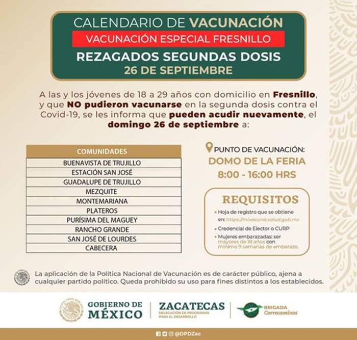rezagados fresnillo
