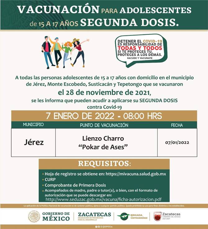 segunda dosis jerez