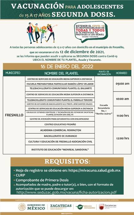 fresnillo vacunacion