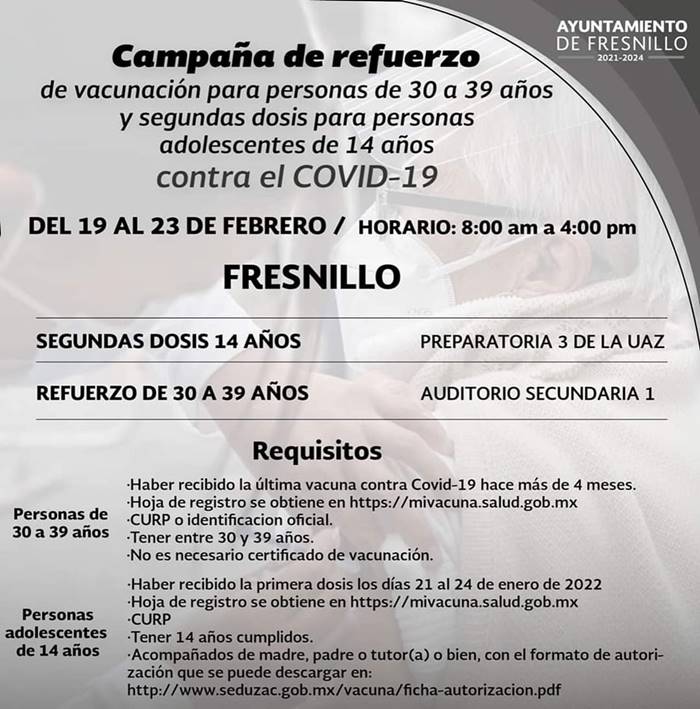 vacuna fresnillo
