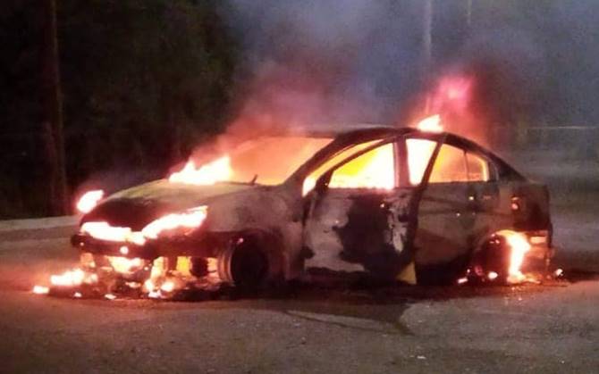 incendio auto