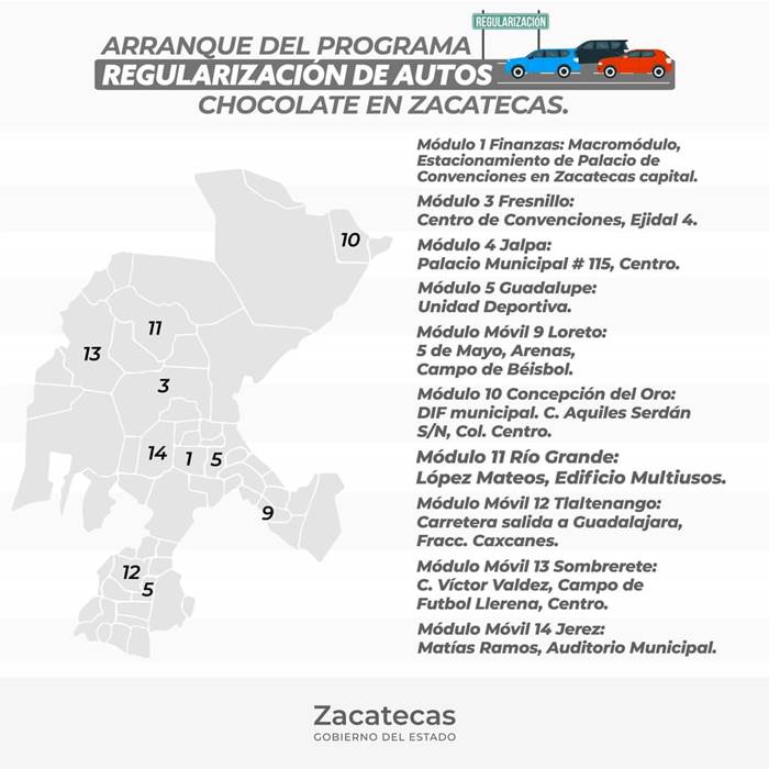 modulos autos chocolate