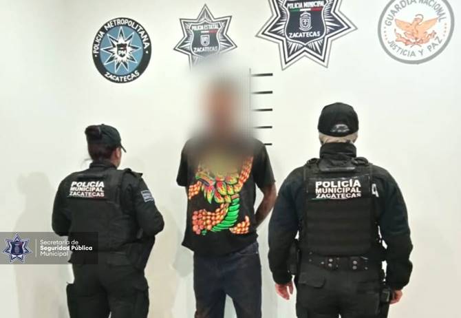agresor detenido