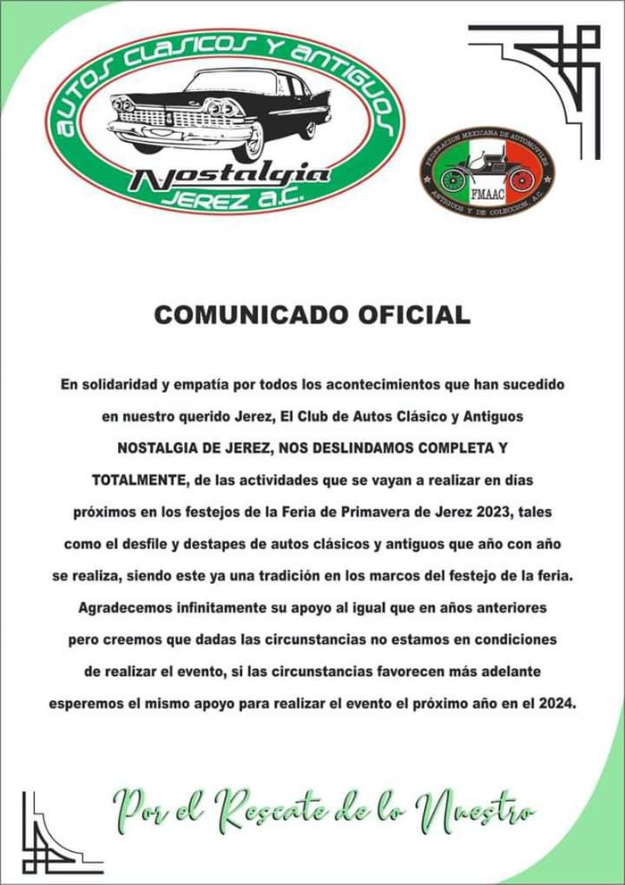 comunicado