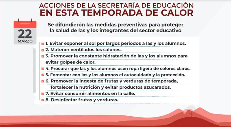 acciones calor