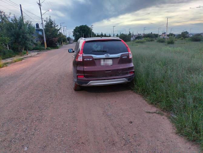 vehiculo robado