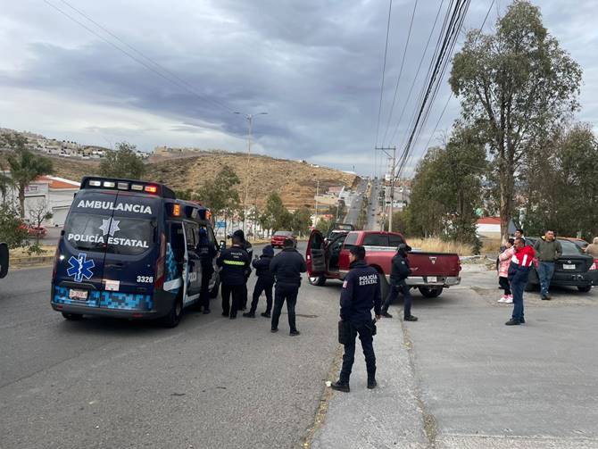 atropellan policia