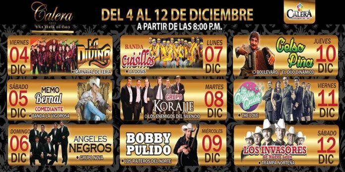 Del 4 al 14 de diciembre. Del 4 al 14 de diciembre.