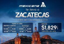 Mexicana aterrizará en Zacatecas: habrá nueva ruta desde el AIFA