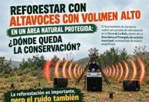 Reforestación con música a todo volumen en La Bufa desata cuestionamientos ambientales