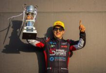 ¡Orgullo zacatecano! Mateo Girón conquista la NASCAR México Series y celebra su primera victoria general