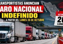Transportistas alistan movilización en Zacatecas: concentración inicia a las 8 de la mañana en Calera