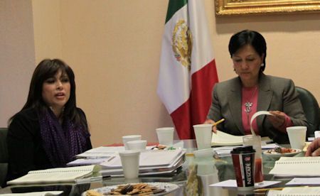 Claudia Corichi y Amalia García. (Zacatecasonline) Claudia Corichi y Amalia García. (Zacatecasonline)