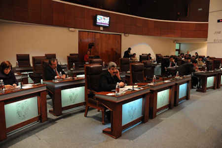 La Legislatura local en pleno. (Cortesía) La Legislatura local en pleno. (Cortesía)