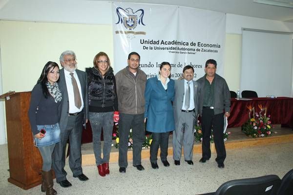 Segundo informe del director de Economía de la UAZ