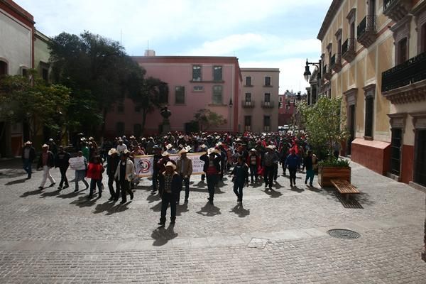 Campesinos zacatecanos, inconformes con las políticas públicas para este sector.