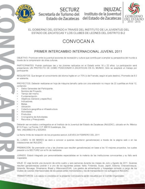 Convocatoria