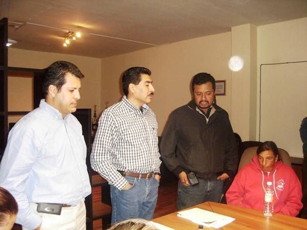 El titular de Coprovi y el dirigente de Antorcha Campesina acordaron colaborar para mejor las condiciones de vida de los miembros de la organización.