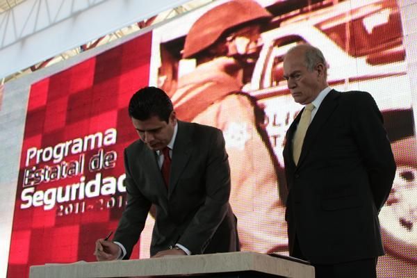 Miguel Alonso Reyes presentó el Programa Estatal de Seguridad Pública, en un evento en el que aseguró que los resultados serán paulatinos.
