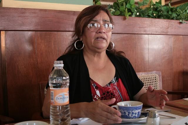 La barzonista Edith Ortega