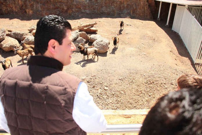 En el marco del Día de la Familia, el gobernador Miguel Alonso Reyes inauguró el zoológico del Parque la Encantada.
