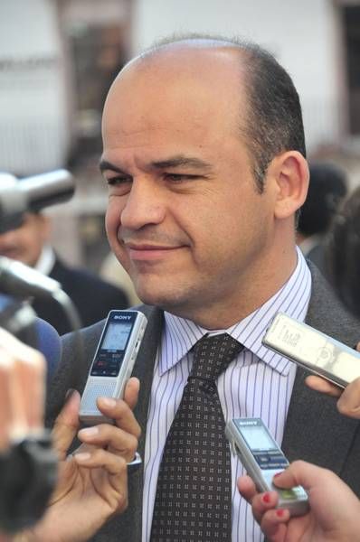 El alcalde Arnoldo Rodríguez Reyes. 