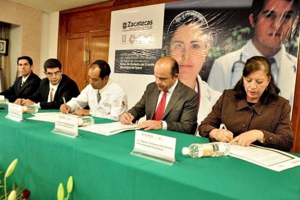 Se firmó un Convenio Marco de Colaboración entre el Ayuntamiento de Zacatecas y los Servicios de Salud de Zacatecas (SSZ). Se firmó un Convenio Marco de Colaboración entre el Ayuntamiento de Zacatecas y los Servicios de Salud de Zacatecas (SSZ).