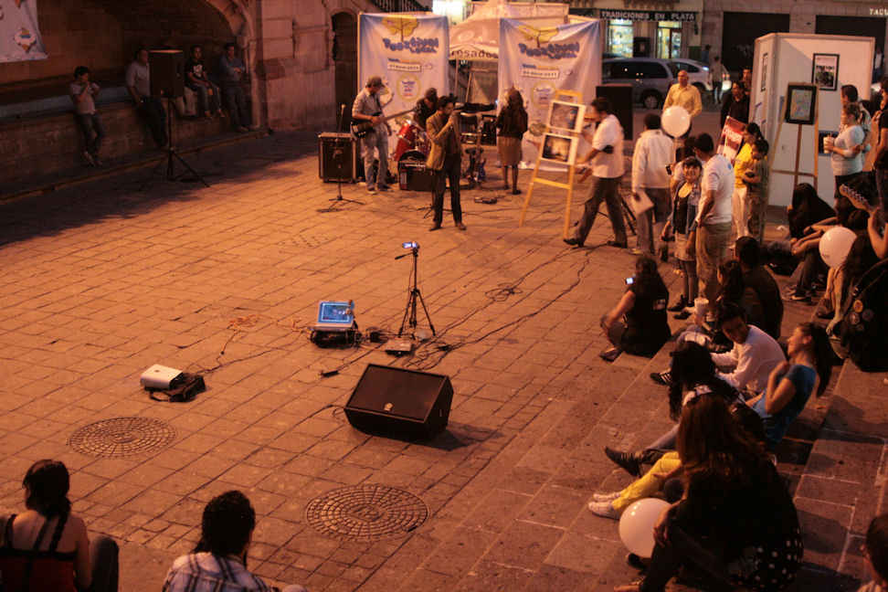 El evento se realizó en la Plazuela Goitia