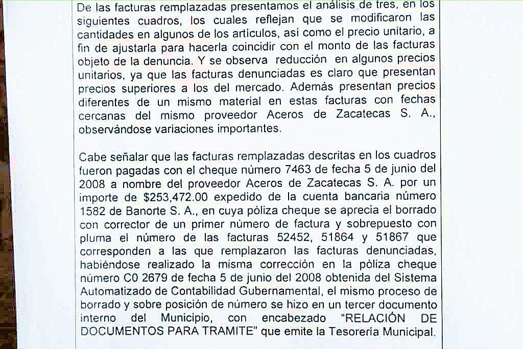 Observaciones.