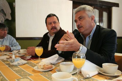 Juan Antonio Rangel y José María Llamas. Juan Antonio Rangel y José María Llamas.