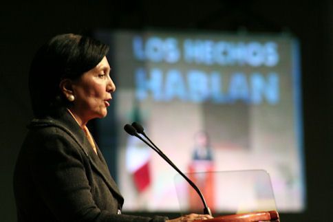 La mandataria da un informe de su gobierno. La mandataria da un informe de su gobierno.