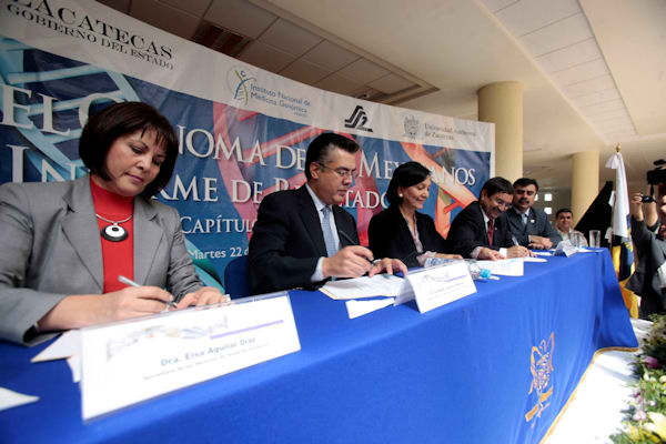 Entregan los resultados del Capítulo Zacatecas del estudio. Entregan los resultados del Capítulo Zacatecas del estudio.