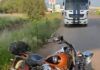 Motociclista resulta lesionado tras chocar contra camioneta de gas en Santa Mónica
