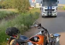 Motociclista resulta lesionado tras chocar contra camioneta de gas en Santa Mónica