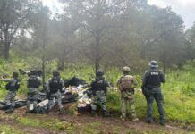 Desmantelan narcocampamento en Chalchihuites; aseguran cocaína y camioneta