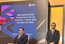 Capstone presentó su innovadora planta de jal filtrado y pasta para rellenar su mina