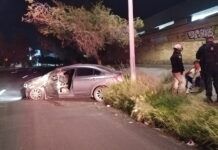 Joven termina lesionado al chocar en el bulevar
