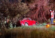 Accidente en carretera a La Estación San José deja 2 lesionados